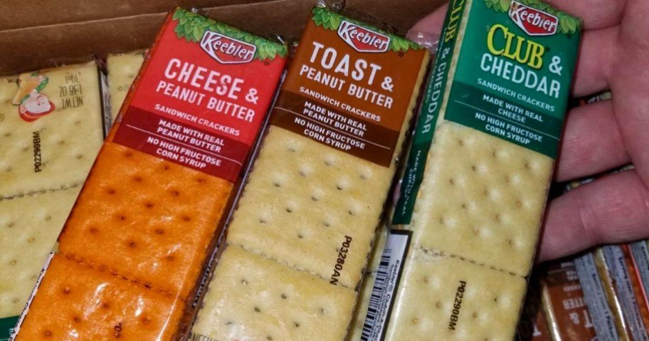 Keebler Sandwich Crackers 45-Count Variety Pack Just $12.59 Shipped on Amazon (28¢ Per Snack)