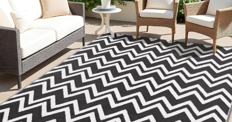 Up to 55% Off Amazon Waterproof Outdoor Rugs | 5’x8′ Styles from $17.99