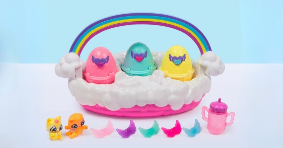 Hatchimals Neon Spring Rainbow Egg Basket Only $10 on Amazon (Regularly $17)