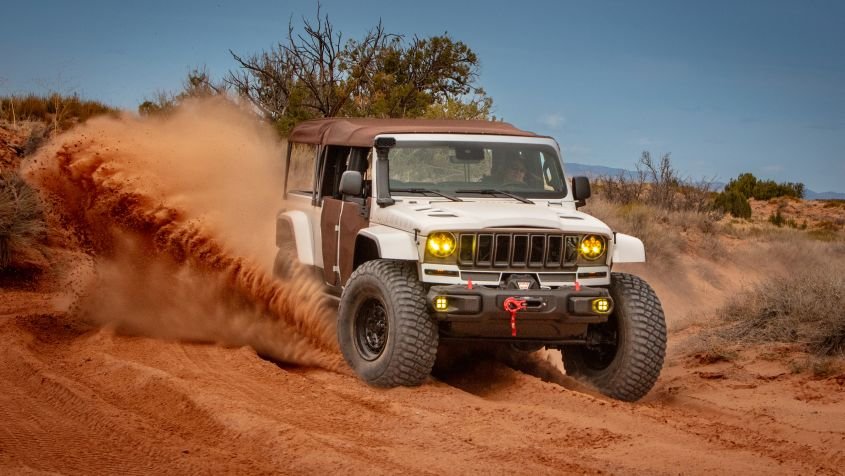 New Jeep Convoy Concept leads procession of tough, funky Easter Safari specials