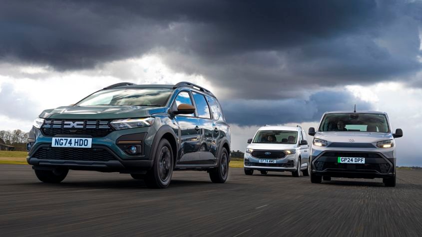 Dacia Jogger, Ford Tourneo Connect and Toyota Proace City Verso - pictures