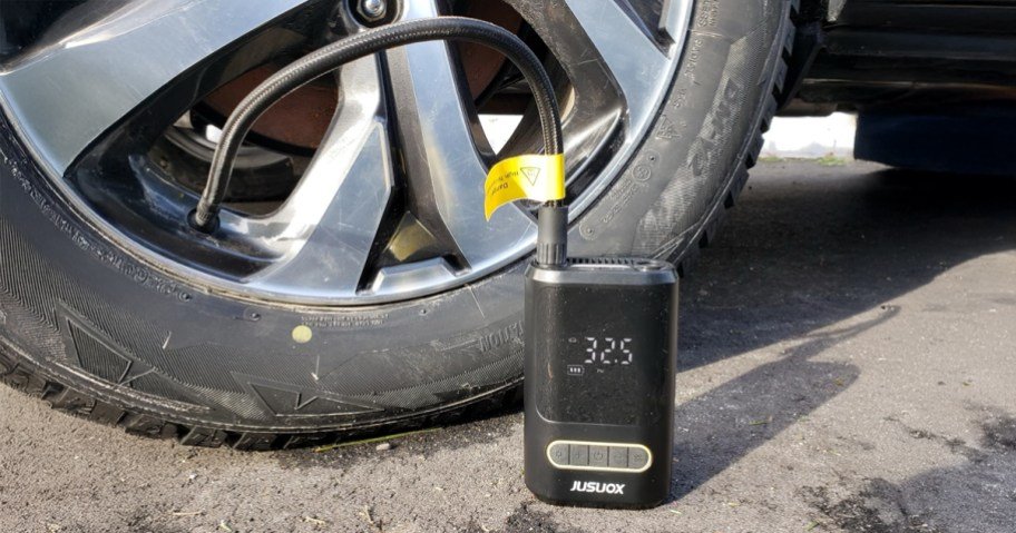 Portable Air Compressor Just $16.79 Shipped on Amazon (Reg. $60)