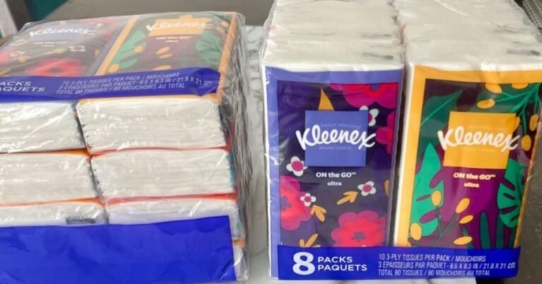 Kleenex On-The-Go Tissues 8-Pack Just $1.86 Shipped on Amazon