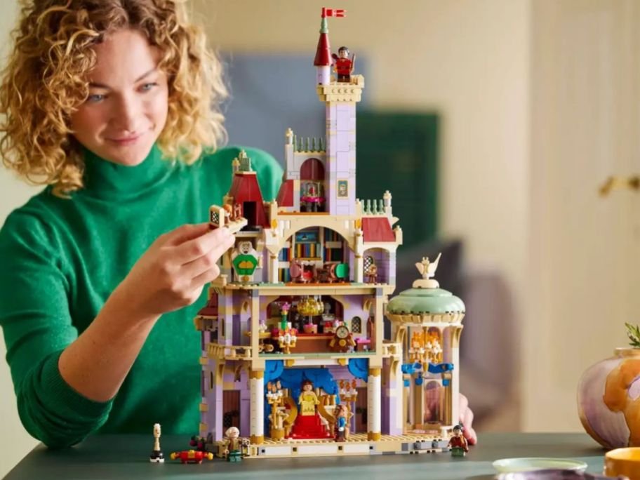 LEGO Beauty and the Beast Castle Available Now – Includes 10 Minifigures!