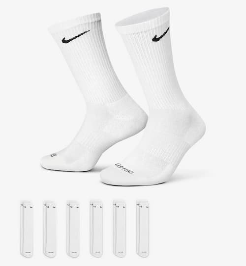 *HOT* Nike Unisex Cushioned Training Crew Socks (6 Pairs) for just $19.99, plus more!