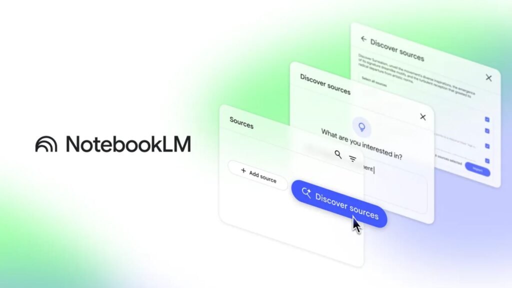 NotebookLM can now discover new sources for you with just a click