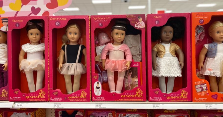 Our Generation 18″ Dolls from $20.79 on Target (Reg. $26)