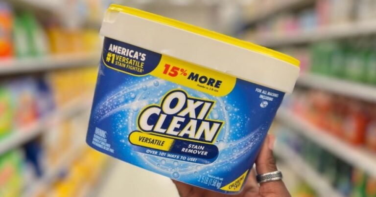 OxiClean Stain Remover 3Lb Powder Just $6.96 Shipped on Amazon (Reg. $11)