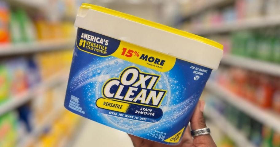 OxiClean Stain Remover 3Lb Powder Just $6.96 Shipped on Amazon (Reg. $11)
