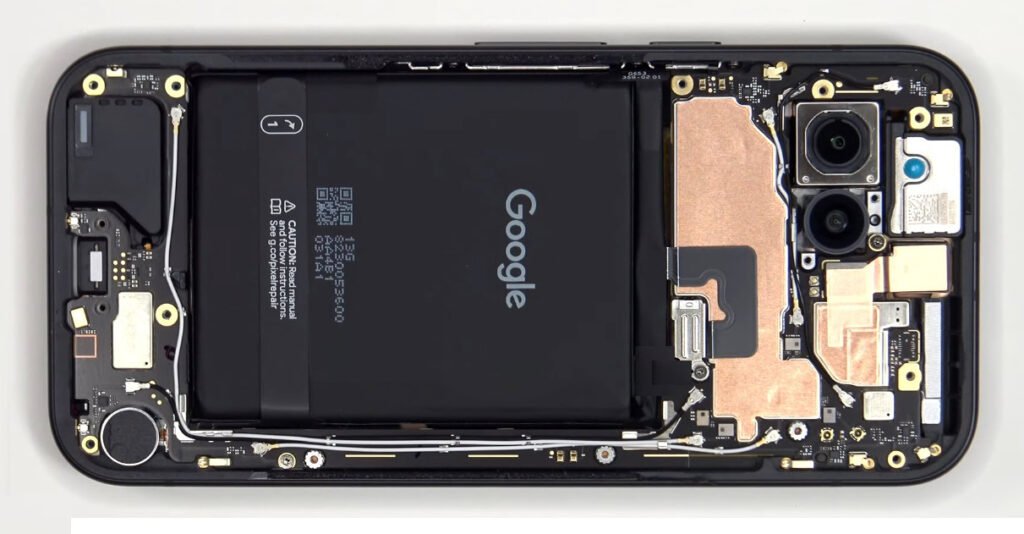 The Google Pixel 9a gets a teardown video