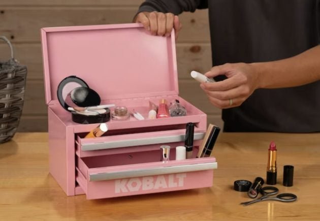 Kobalt Mini 2-Drawer Steel Tool Box only $19.98!