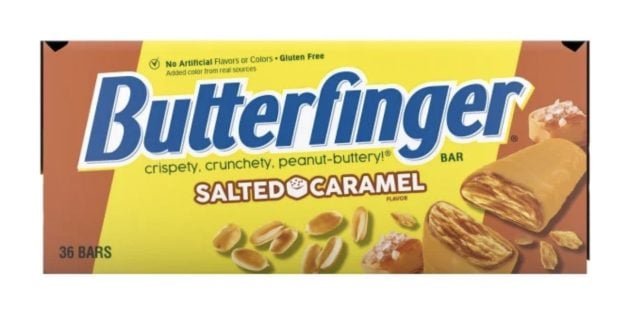 Butterfinger Salted Caramel and Peanut 1.9oz Bar only $0.34 at Walmart!