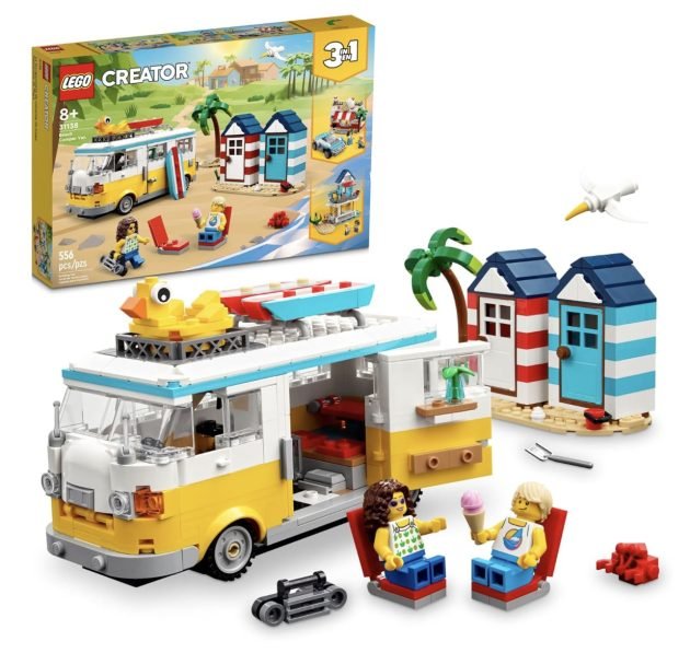 LEGO Creator 3 in 1 Beach Camper Van Building Kit only $34.99 shipped, plus more!