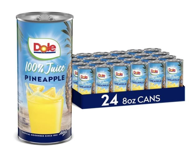 *HOT* Dole All Natural 100% Pineapple Juice, 8 fl oz Cans (24 count) only $11.89!