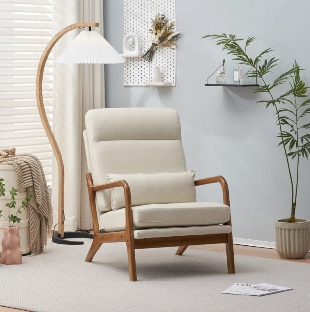 Mid Century Modern Accent Chair only $98.99 shipped!