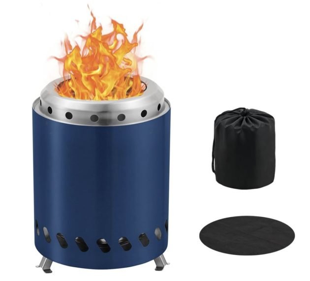 Tabletop Fire Pit with Stand only $13.99!