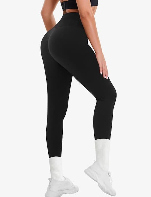 Soft High-Waisted Tummy Control Workout Leggings only $12.99!