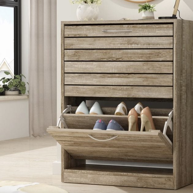 *HOT* 12-Pair Shoe Storage Cabinet only $50.99 shipped (Reg. $165!)
