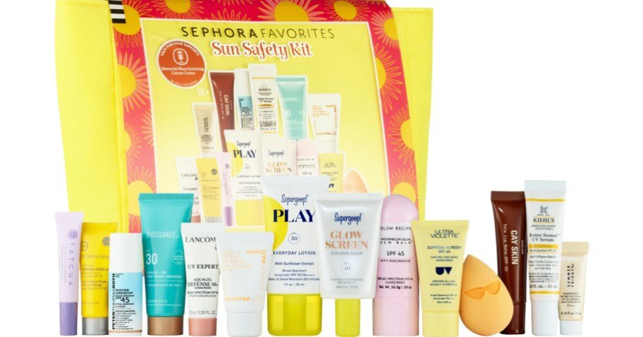 Sephora’s Popular Sun Safety Kit Available Soon ($194 Value & Includes THREE Full-Sized Products!)