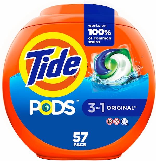 Tide Pods Laundry Detergent Pacs 57-Count only $9.25 shipped!