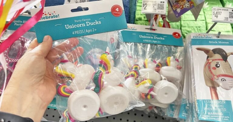 Unicorn Rubber Ducks 4-Pack Only $1.67 on Walmart.com (Easter Basket Filler!)