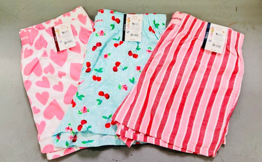 Joyspun Women’s Woven Pajama Boxer Shorts Only $7.98 on Walmart.com