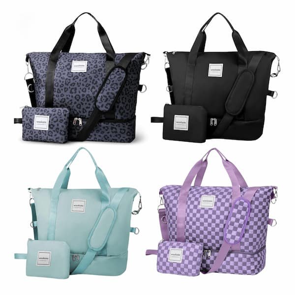 Weekender Bag with Toiletry Bag only $17.99!
