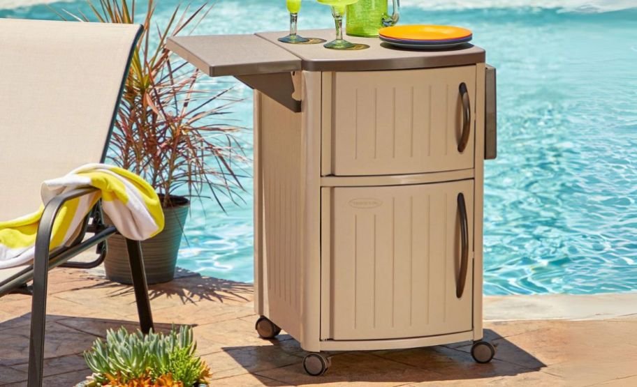 Up to 65% Off Suncast Deck Boxes & Carts | Bar Cart from $121.68 Shipped (Reg. $370)
