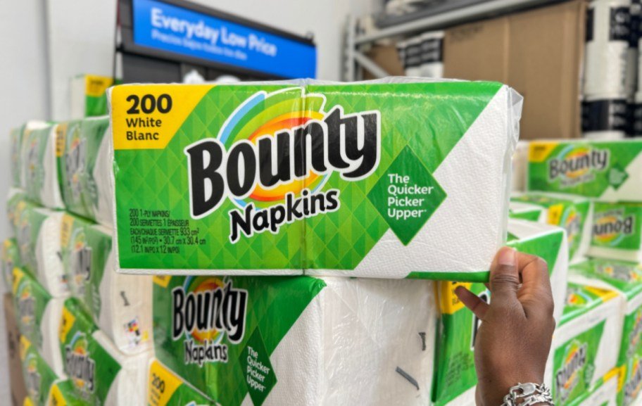 Bounty Napkins 200-Pack Only $1.99 Shipped for Prime Members