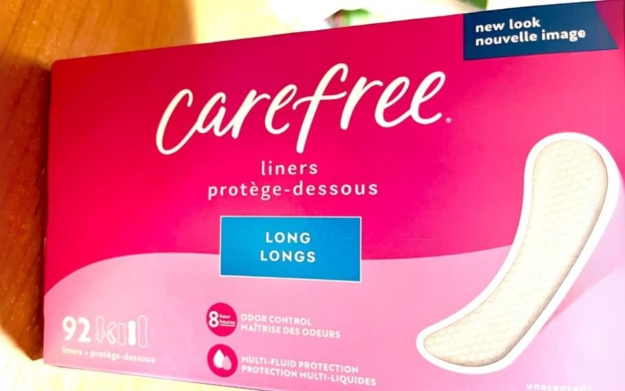 Carefree Panty Liners 92-Count Only $3.59 Shipped on Amazon (Reg. $9.50)
