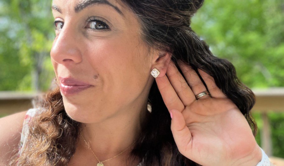 Cate & Chloe Princess Cut Earrings ONLY $14.99 Shipped (Sweet Mother’s Day Gift!)