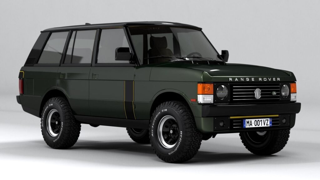 This Range Rover Restomod Stands Out With Fun Features