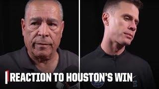 Kelvin Sampson & Jon Scheyer react to Houston's comeback win vs. Duke in the Final Four | ESPN CBB