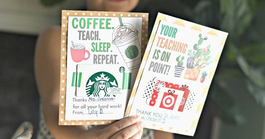 Easy & Thoughtful DIY Gift Card Holders for Teacher Appreciation Day
