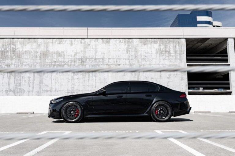 Sinister BMW M5 G90 Rides Low On HRE Wheels