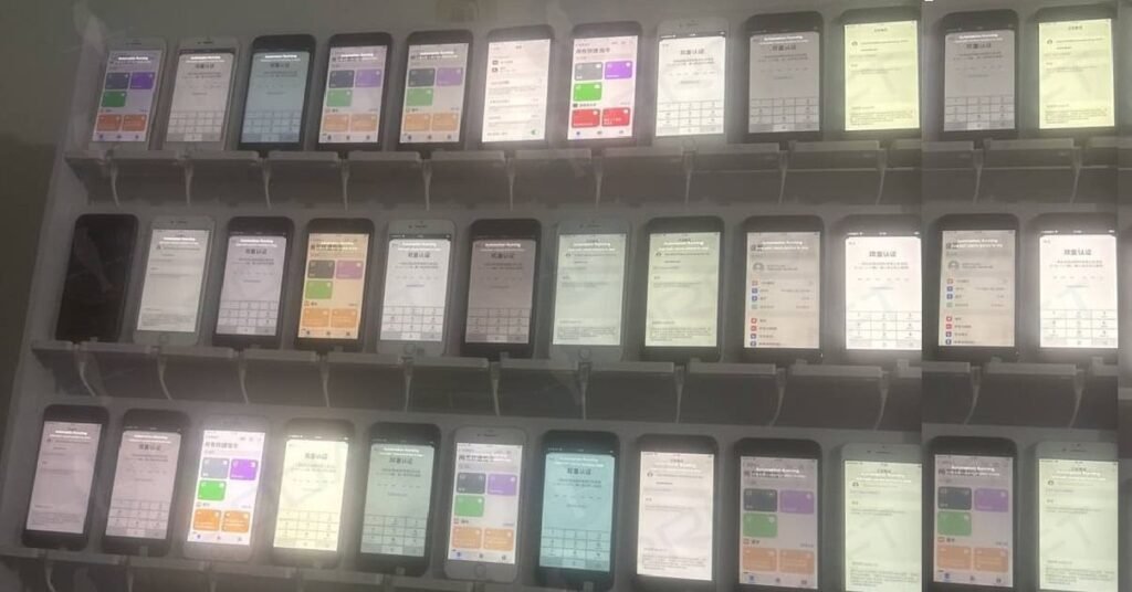 Hackers are using iPhone farms to send scams via iMessage