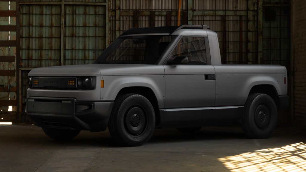 Slate Auto Unveils Refreshingly Simple And Small Two-Seat Electric Truck Designed To Be Customized, Starting Under $27,500