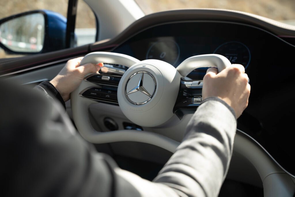 Mercedes Unveils Radical Yoke Steering Wheel Design