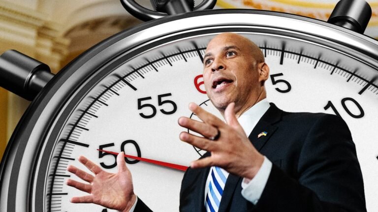 Cory Booker’s 20-hour Senate speech is already one of the longest on record. Here’s why he’s doing it