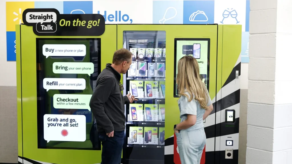Straight Talk Wireless rolls out smartphone vending machines at Walmart stores