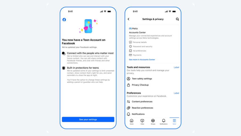Meta is bringing stricter parental controls to Facebook and Messenger