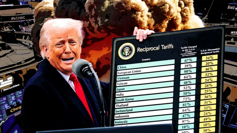 Markets tumble again as Trump tariffs spark fears of ‘economic nuclear war’