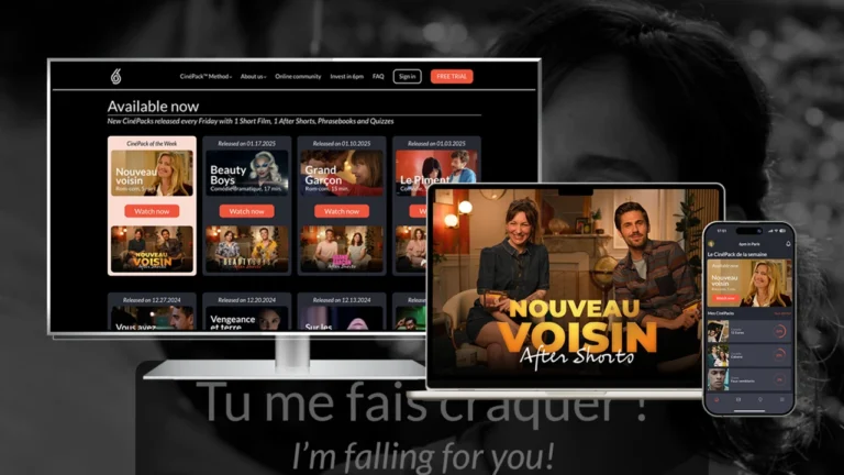 This new language app is like Netflix meets Masterclass, but for learning French