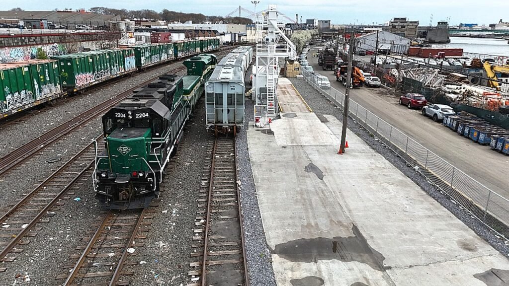 This company built its own rail terminal in New York City to avoid relying on trucks