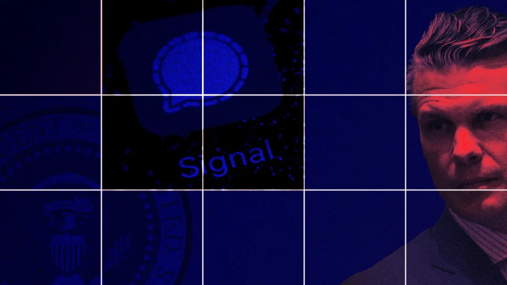 Signal is the unlikely star of Trump’s first 100 days