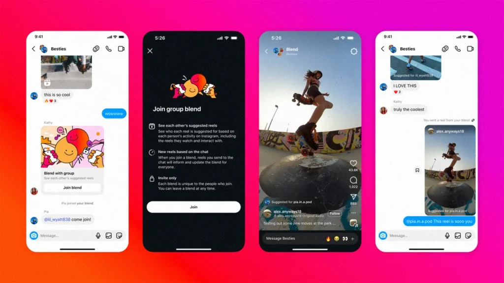 Instagram launches ‘Blend’ to share personalized Reels with friends