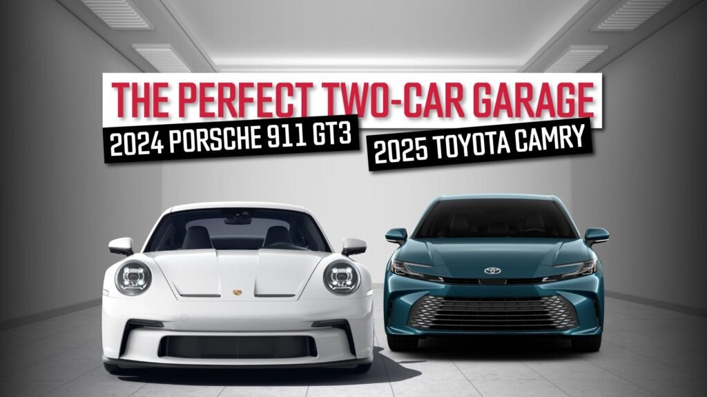 The Porsche 911 GT3 And 2025 Toyota Camry Is The Perfect Two-Car Garage