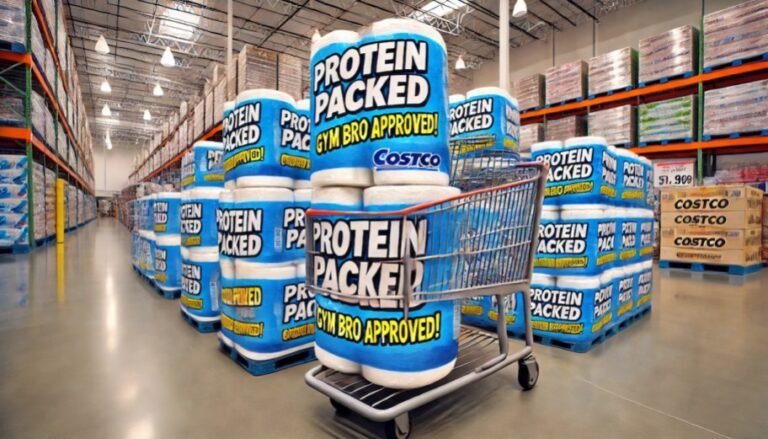 NEW at Costco! Up Your Protein in the Bathroom with Protein Packed Toilet Paper