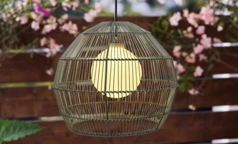 Better Homes & Gardens Rattan Solar Pendant Light Just $16.97 on Walmart.com (Reg. $79)