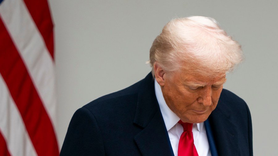 Trump approval dips as economic uncertainty rises